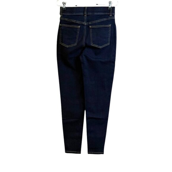 Betabrand Women's Mission High Rise Skinny Denim Blue Size XS NWT - Picture 2 of 6